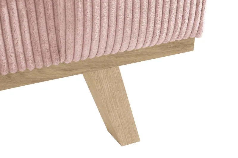 Copenhagen 4-sits Vänstervänd L-formad Divansoffa i Manchester - Rosa - Products - Möbler - Soffa - Divansoffa & schäslongsoffa - 4 sits soffa med divan