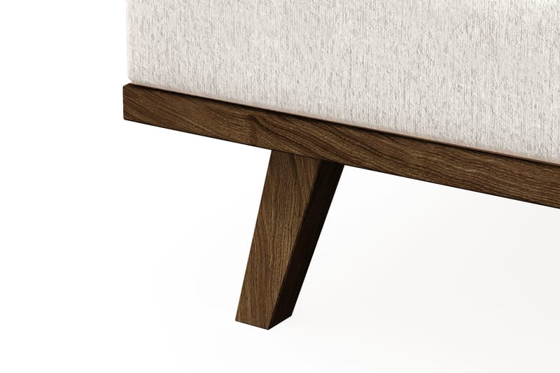 Copenhagen 4-sits Vänstervänd L-formad Divansoffa i Sammet - Krämvit - Products - Möbler - Soffa - Divansoffa & schäslongsoffa - 4 sits soffa med divan
