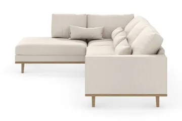 Copenhagen 4-sits Vänstervänd L-formad Divansoffa i Tyg - Beige - Products - Möbler - Soffa - Divansoffa & schäslongsoffa - 4 sits soffa med divan