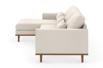 Copenhagen 4-sits Vänstervänd L-formad Divansoffa i Tyg - Beige - Products - Möbler - Soffa - Divansoffa & schäslongsoffa - 4 sits soffa med divan