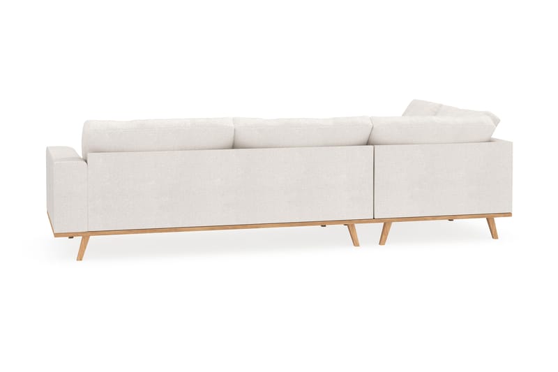 Copenhagen 4-sits Vänstervänd L-formad Schäslongsoffa i Bouclé - Vit - Products - Möbler - Soffa - Divansoffa & schäslongsoffa - 4 sits soffa med divan