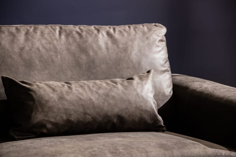Copenhagen 4-sits Vänstervänd L-formad Schäslongsoffa i Konstläder - Mörkgrå - Products - Möbler - Soffa - Divansoffa & schäslongsoffa - 4 sits soffa med divan
