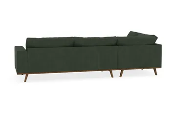 Copenhagen 4-sits Vänstervänd L-formad Schäslongsoffa i Manchester - Mörkgrön - Products - Möbler - Soffa - Divansoffa & schäslongsoffa - 4 sits soffa med divan