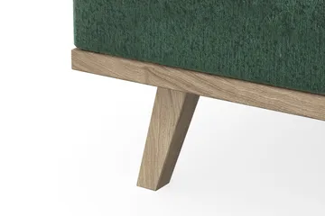 Copenhagen 4-sits Vänstervänd L-formad Schäslongsoffa i Sammet - Mörkgrön - Products - Möbler - Soffa - Divansoffa & schäslongsoffa - 4 sits soffa med divan