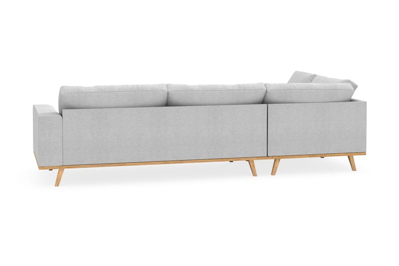 Copenhagen 4-sits Vänstervänd L-formad Schäslongsoffa i Tyg - Ljusgrå - Products - Möbler - Soffa - Divansoffa & schäslongsoffa - 4 sits soffa med divan