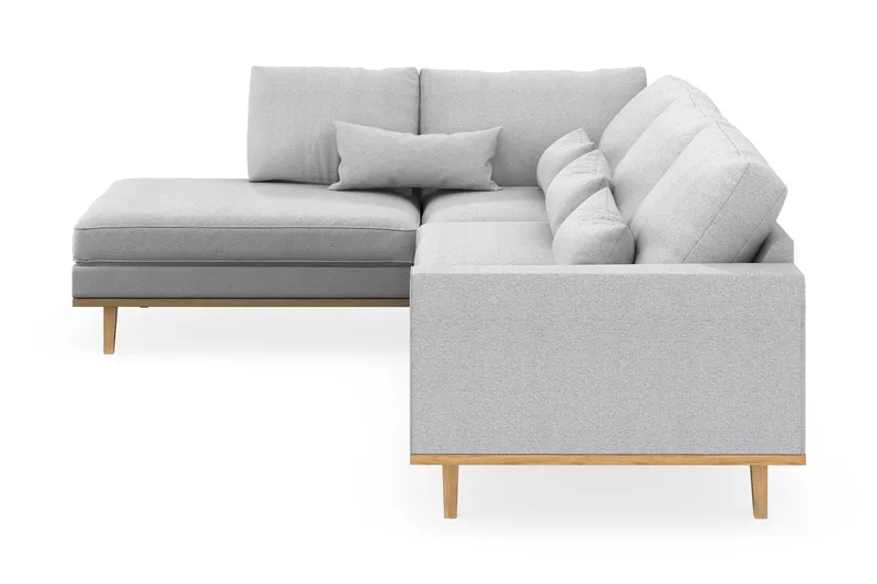 Copenhagen 4-sits Vänstervänd L-formad Schäslongsoffa i Tyg - Ljusgrå - Products - Möbler - Soffa - Divansoffa & schäslongsoffa - 4 sits soffa med divan