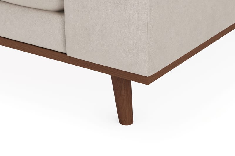 Copenhagen Premium 4-sits Vänstervänd L-formad Djup Schäslongsoffa i Tyg - Beige - Products - Möbler - Soffa - Divansoffa & schäslongsoffa - 4 sits soffa med divan