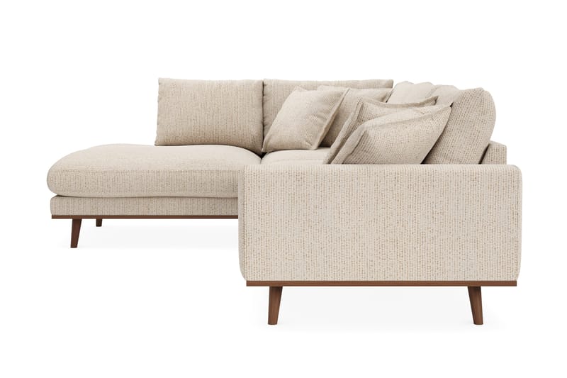 Copenhagen Premium 4-sits Vänstervänd L-formad Djup Schäslongsoffa i Chenille - Beige - Products - Möbler - Soffa - Divansoffa & schäslongsoffa - 4 sits soffa med divan