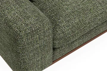 Copenhagen Premium 4-sits Högervänd L-formad Djup Schäslongsoffa i Chenille - Grön - Products - Möbler - Soffa - Divansoffa & schäslongsoffa - 4 sits soffa med divan