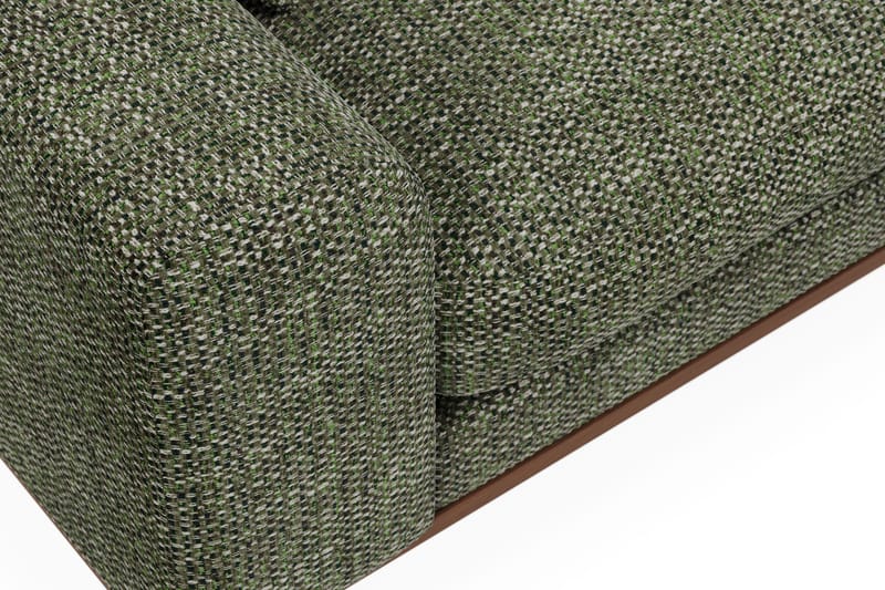 Copenhagen Premium 4-sits Högervänd L-formad Djup Schäslongsoffa i Chenille - Grön - Products - Möbler - Soffa - Divansoffa & schäslongsoffa - 4 sits soffa med divan