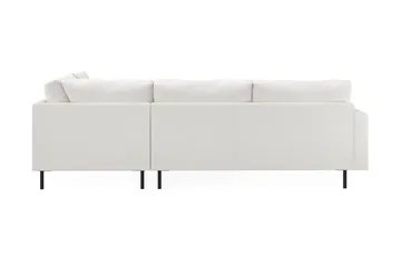 Menard Compact 4-sits Högervänd L-formad Schäslongsoffa i Bouclé - Vit - Products - Möbler - Soffa - Divansoffa & schäslongsoffa - 4 sits soffa med divan
