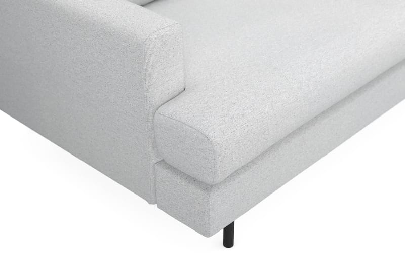 Menard Compact 4-sits Högervänd L-formad Schäslongsoffa i Tyg - Ljusgrå - Products - Möbler - Soffa - Divansoffa & schäslongsoffa - 4 sits soffa med divan