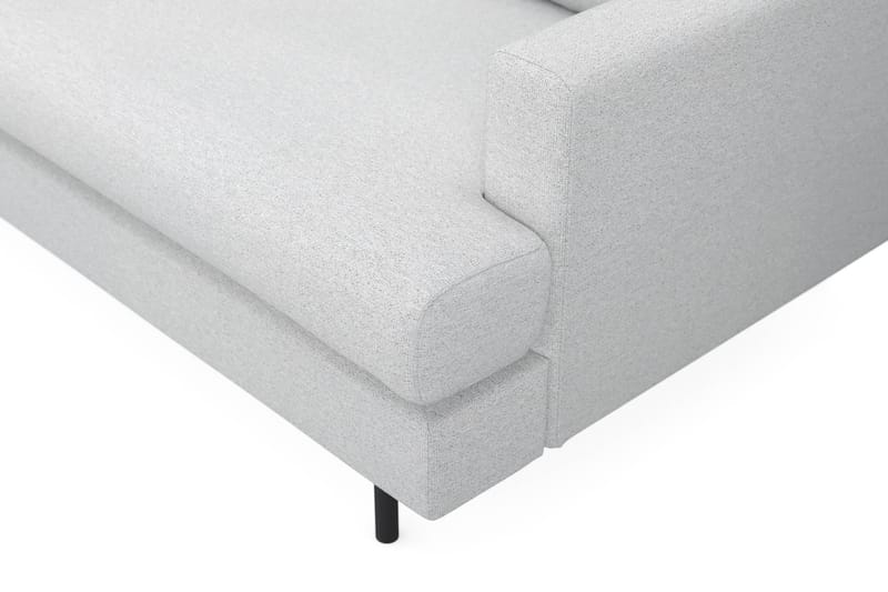 Menard Compact 4-sits Vänstervänd L-formad Schäslongsoffa i Tyg - Ljusgrå - Products - Möbler - Soffa - Divansoffa & schäslongsoffa - 4 sits soffa med divan