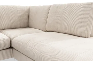 Ocean Lyx 4-sits Högervänd L-formad Schäslongsoffa i Manchester - Beige - Products - Möbler - Soffa - Divansoffa & schäslongsoffa - 4 sits soffa med divan