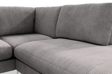 Ocean Lyx 4-sits Högervänd L-formad Schäslongsoffa i Manchester - Mörkgrå - Products - Möbler - Soffa - Divansoffa & schäslongsoffa - 4 sits soffa med divan