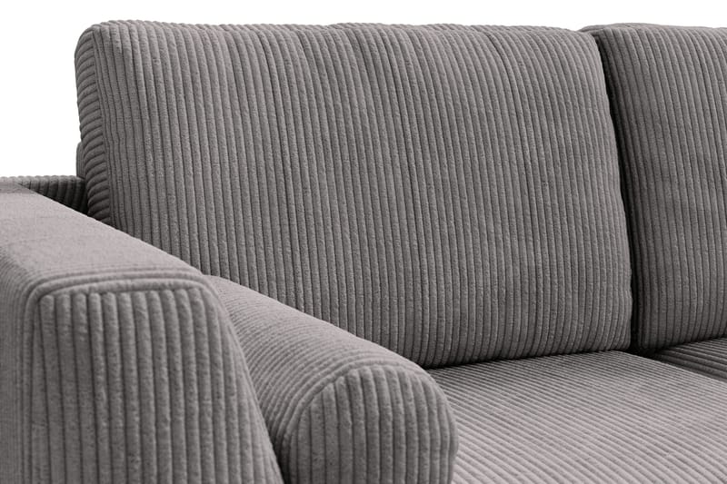 Ocean Lyx 4-sits Högervänd L-formad Schäslongsoffa i Manchester - Mörkgrå - Products - Möbler - Soffa - Divansoffa & schäslongsoffa - 4 sits soffa med divan