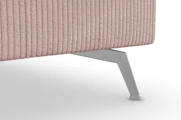 Ocean Lyx 4-sits Högervänd L-formad Schäslongsoffa i Manchester - Rosa - Products - Möbler - Soffa - Divansoffa & schäslongsoffa - 4 sits soffa med divan