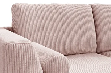 Ocean Lyx 4-sits Högervänd L-formad Schäslongsoffa i Manchester - Rosa - Products - Möbler - Soffa - Divansoffa & schäslongsoffa - 4 sits soffa med divan