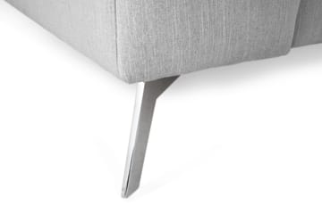 Ocean Lyx 4-sits Högervänd L-formad Schäslongsoffa i Tyg - Grå - Products - Möbler - Soffa - Divansoffa & schäslongsoffa - 4 sits soffa med divan