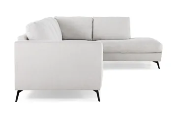 Ocean Lyx 4-sits Högervänd L-formad Schäslongsoffa i Tyg - Ljusgrå - Products - Möbler - Soffa - Divansoffa & schäslongsoffa - 4 sits soffa med divan
