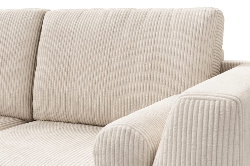 Ocean Lyx 4-sits Vänstervänd L-formad Schäslongsoffa i Manchester - Beige - Products - Möbler - Soffa - Divansoffa & schäslongsoffa - 4 sits soffa med divan