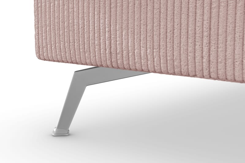 Ocean Lyx 4-sits Vänstervänd L-formad Schäslongsoffa i Manchester - Rosa - Products - Möbler - Soffa - Divansoffa & schäslongsoffa - 4 sits soffa med divan
