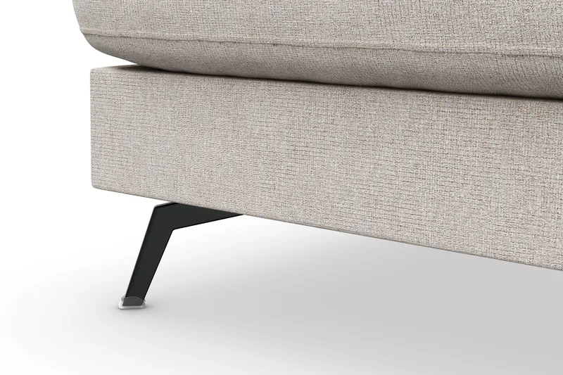 Ocean Lyx 4-sits Vänstervänd L-formad Schäslongsoffa i Tyg - Beige - Products - Möbler - Soffa - Divansoffa & schäslongsoffa - 4 sits soffa med divan