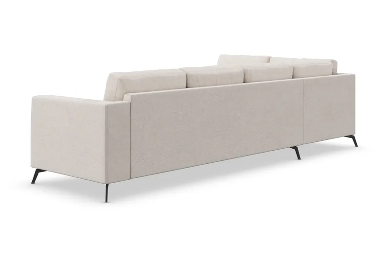Ocean Lyx 4-sits Vänstervänd L-formad Schäslongsoffa i Tyg - Beige - Products - Möbler - Soffa - Divansoffa & schäslongsoffa - 4 sits soffa med divan