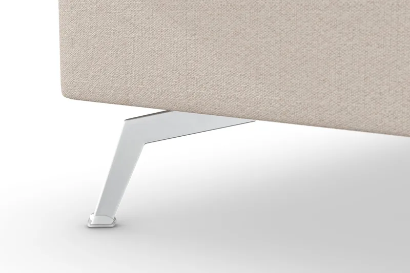 Ocean Lyx 4-sits Vänstervänd L-formad Schäslongsoffa i Tyg - Beige - Products - Möbler - Soffa - Divansoffa & schäslongsoffa - 4 sits soffa med divan