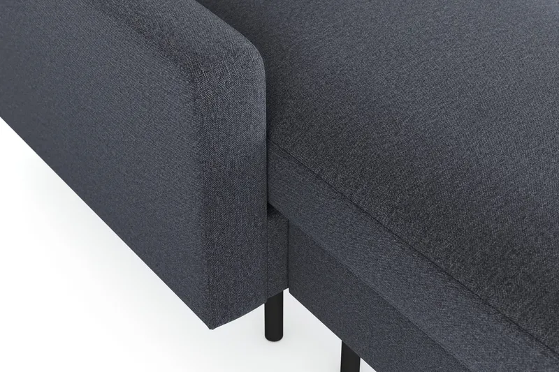 Peppe 4-sits Högervänd U-formad Soffa med Divan och Schäslong i Tyg - Mörkgrå - Products - Möbler - Soffa - Divansoffa & schäslongsoffa - 4 sits soffa med divan