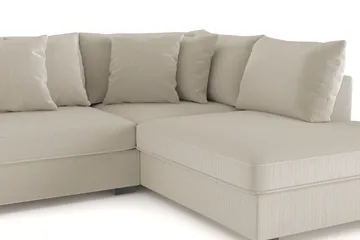 Rossita 4-sits Högervänd L-formad Djup Schäslongsoffa i Manchester - Greige - Products - Möbler - Soffa - Divansoffa & schäslongsoffa - 4 sits soffa med divan