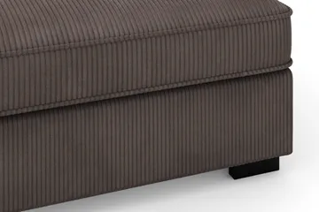 Rossita 4-sits Högervänd L-formad Djup Schäslongsoffa i Manchester - Mörkgrå - Products - Möbler - Soffa - Divansoffa & schäslongsoffa - 4 sits soffa med divan