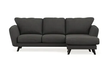 Trend Lyx 3-sits Högervänd L-formad Divansoffa i Manchester - Mörkgrå - Products - Möbler - Soffa - Divansoffa & schäslongsoffa - 4 sits soffa med divan