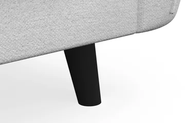 Trend Lyx 3-sits Högervänd L-formad Divansoffa i Tyg - Ljusgrå - Products - Möbler - Soffa - Divansoffa & schäslongsoffa - 4 sits soffa med divan