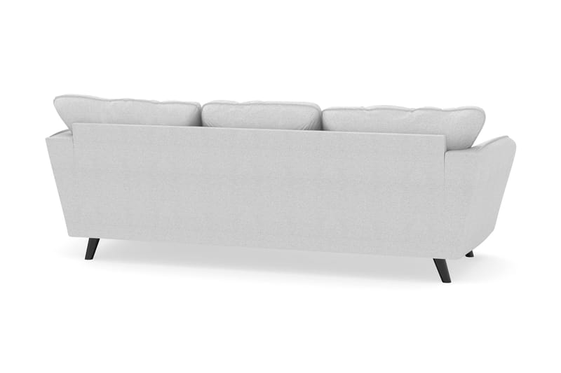 Trend Lyx 3-sits Högervänd L-formad Divansoffa i Tyg - Ljusgrå - Products - Möbler - Soffa - Divansoffa & schäslongsoffa - 4 sits soffa med divan