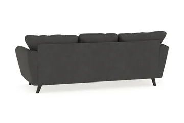Trend Lyx 3-sits Vänstervänd L-formad Divansoffa i Manchester - Mörkgrå - Products - Möbler - Soffa - Divansoffa & schäslongsoffa - 4 sits soffa med divan