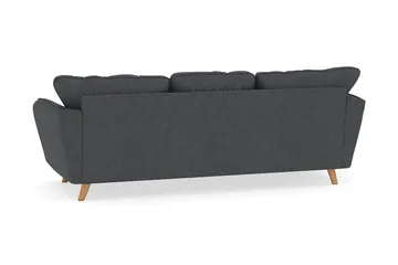 Trend Lyx 3-sits Vänstervänd L-formad Divansoffa i Manchester - Mörkgrå - Products - Möbler - Soffa - Divansoffa & schäslongsoffa - 4 sits soffa med divan