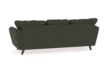 Trend Lyx 3-sits Vänstervänd L-formad Divansoffa i Manchester - Mörkgrön - Products - Möbler - Soffa - Divansoffa & schäslongsoffa - 4 sits soffa med divan