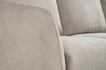 Trend Lyx 3-sits Vänstervänd L-formad Divansoffa i Tyg - Beige - Products - Möbler - Soffa - Divansoffa & schäslongsoffa - 4 sits soffa med divan