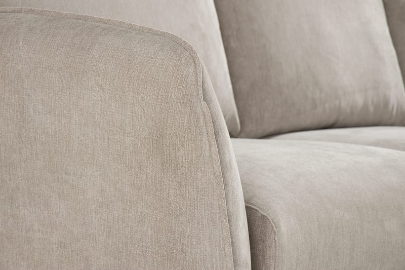 Trend Lyx 3-sits Vänstervänd L-formad Divansoffa i Tyg - Beige - Products - Möbler - Soffa - Divansoffa & schäslongsoffa - 4 sits soffa med divan