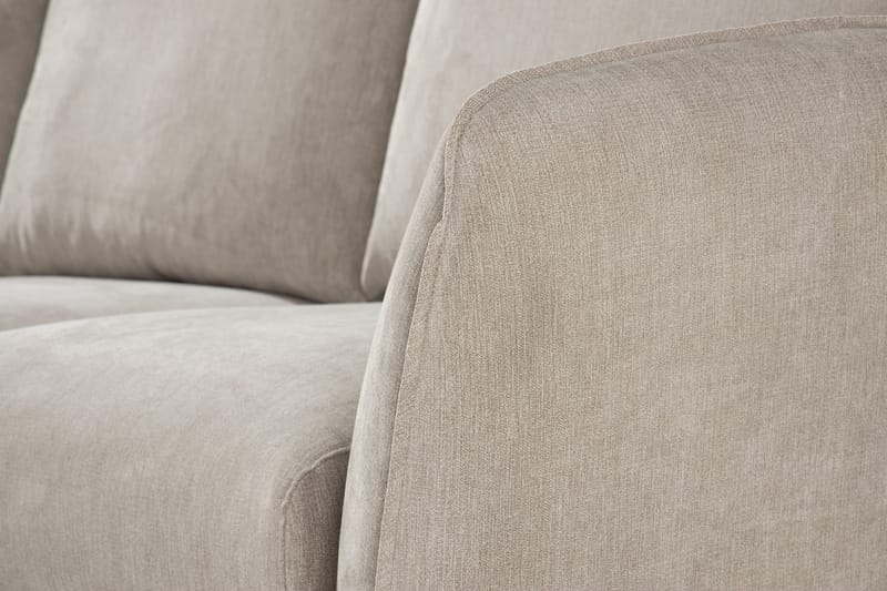 Trend Lyx 3-sits Vänstervänd L-formad Divansoffa i Tyg - Beige - Products - Möbler - Soffa - Divansoffa & schäslongsoffa - 4 sits soffa med divan