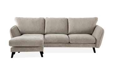 Trend Lyx 3-sits Vänstervänd L-formad Divansoffa i Tyg