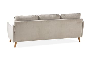 Trend Lyx 3-sits Vänstervänd L-formad Divansoffa i Tyg - Beige - Products - Möbler - Soffa - Divansoffa & schäslongsoffa - 4 sits soffa med divan