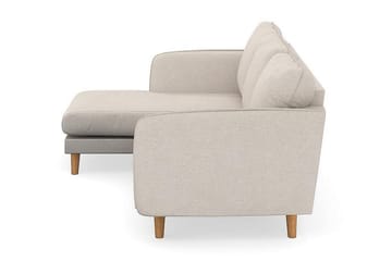 Trend Lyx 3-sits Vänstervänd L-formad Divansoffa i Tyg - Beige - Products - Möbler - Soffa - Divansoffa & schäslongsoffa - 4 sits soffa med divan