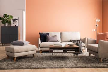 Trend Lyx 3-sits Vänstervänd L-formad Divansoffa i Tyg - Beige - Products - Möbler - Soffa - Divansoffa & schäslongsoffa - 4 sits soffa med divan