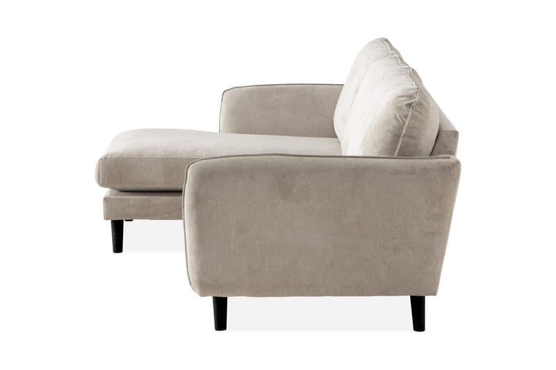Trend Lyx 3-sits Vänstervänd L-formad Divansoffa i Tyg - Beige - Products - Möbler - Soffa - Divansoffa & schäslongsoffa - 4 sits soffa med divan
