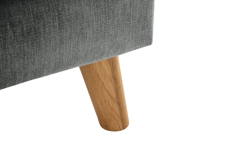 Trend Lyx 3-sits Vänstervänd L-formad Divansoffa i Tyg - Grå - Products - Möbler - Soffa - Divansoffa & schäslongsoffa - 4 sits soffa med divan