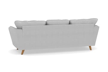 Trend Lyx 3-sits Vänstervänd L-formad Divansoffa i Tyg - Ljusgrå - Products - Möbler - Soffa - Divansoffa & schäslongsoffa - 4 sits soffa med divan