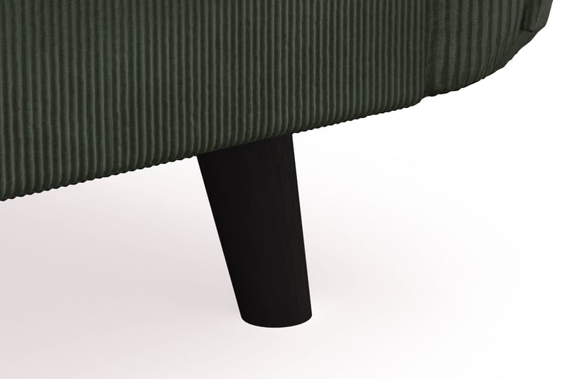 Trend Lyx 4-sits Högervänd L-formad Schäslongsoffa i Manchester - Mörkgrön - Products - Möbler - Soffa - Divansoffa & schäslongsoffa - 4 sits soffa med divan