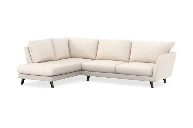 Trend Lyx 4-sits Vänstervänd L-formad Schäslongsoffa i Manchester - Beige - Products - Möbler - Soffa - Divansoffa & schäslongsoffa - 4 sits soffa med divan